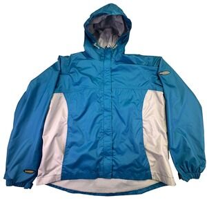 Stearns Jacket Men's Large DryWear Waterproof Breathable Rain Jacket Blue